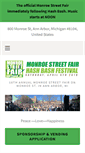 Mobile Screenshot of monroestreetfair.com